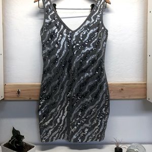 Sequin mini dress